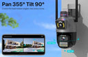AI Tracking Outdoor PTZ Cameras for Home Security.