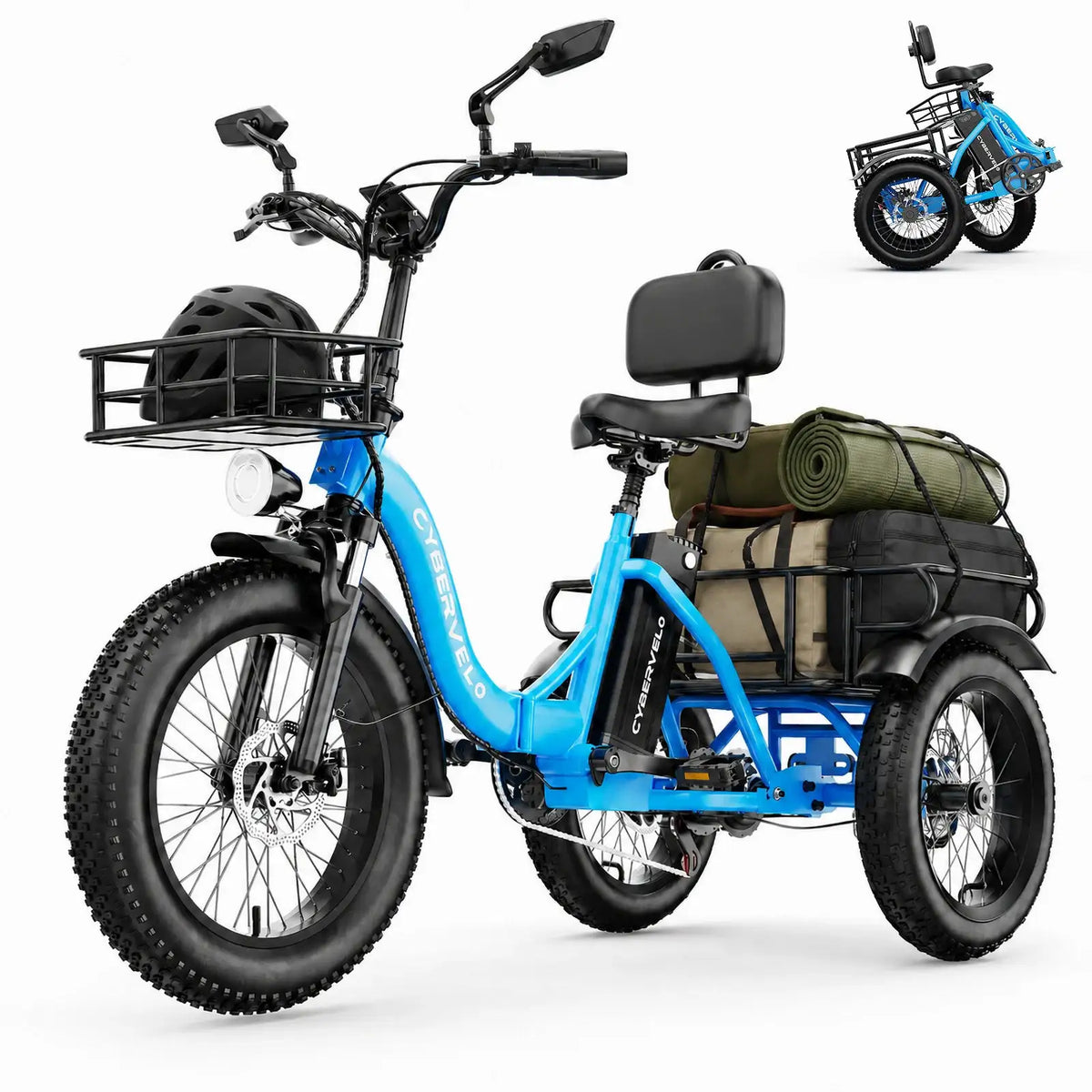 Cybervelo Adult Folding Fat Tire E-Tric