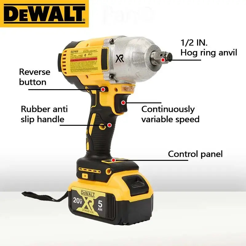 DCF900 High Torque Half Inch Brushless Impact Wrench