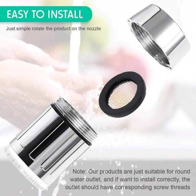 LED Color Changing Faucet Aerator Eco Friendly Water Saver