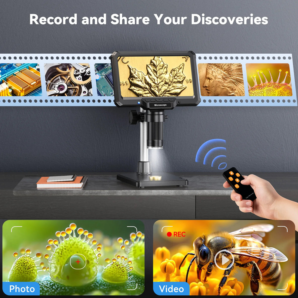 Digital Microscope for Detailed Viewing