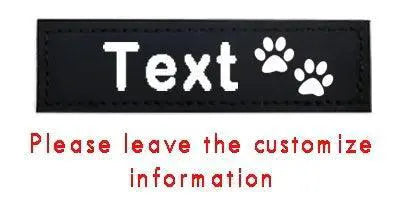Reflective Pet Harness for Safe Nights — white color paw