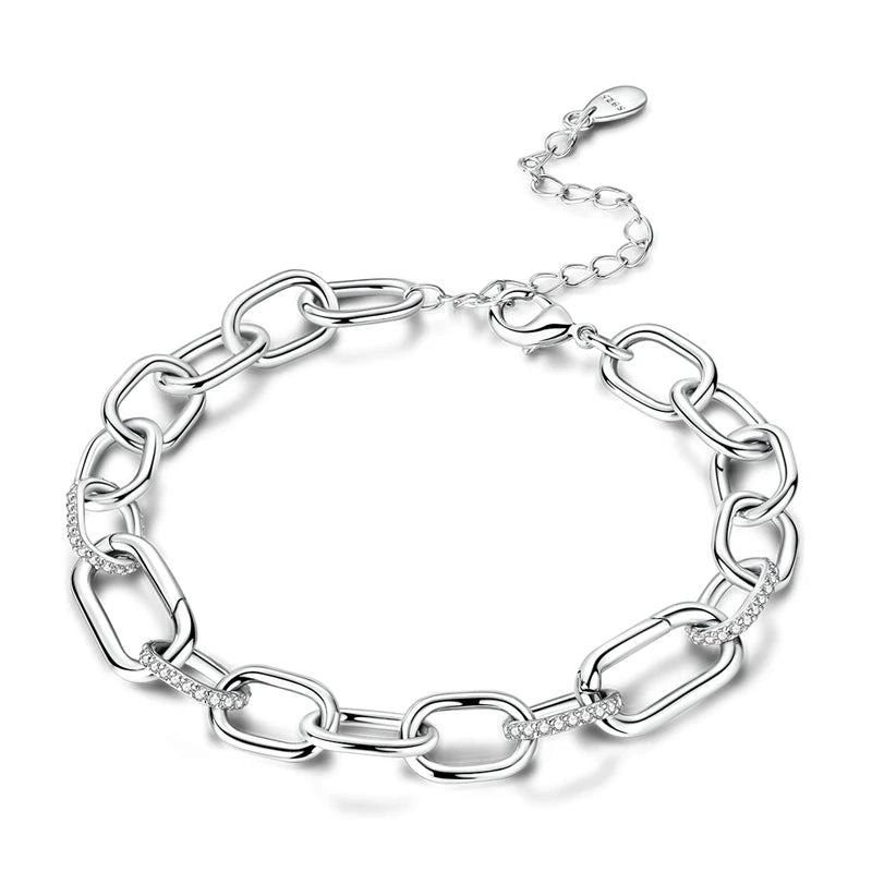 Bracelet Sterling Silver Basic Braided