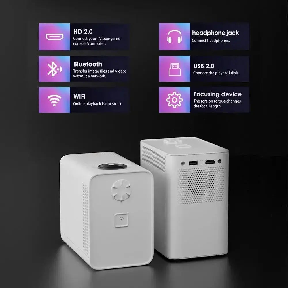 HONGTOP S30MAX Portable Smart Mini Projector Home Theater
