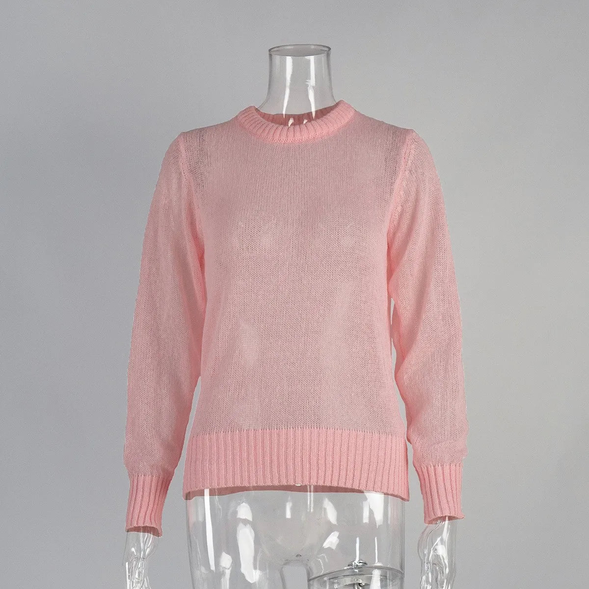 Crewneck Regular Fit Spring Sweater