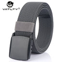 VATLTY Metal Free Men's Elastic Belt Quick Release Nylon Buckle