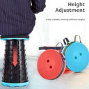 Folding Stool Outdoor Portable Chair Retractable Adjustable Bench