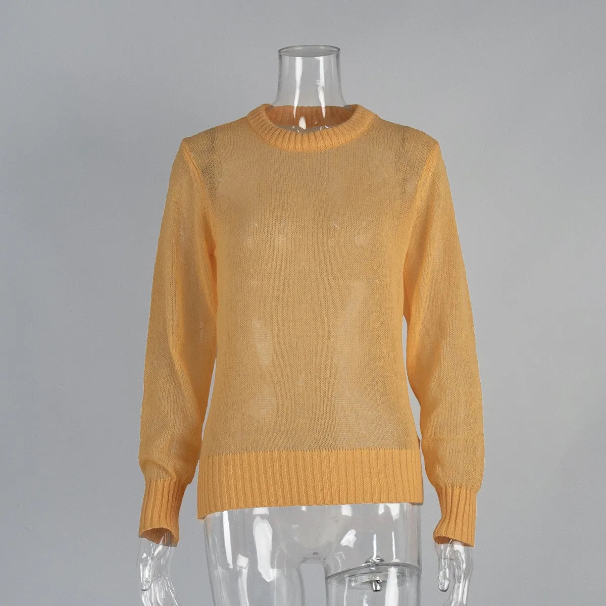 Crewneck Regular Fit Spring Sweater