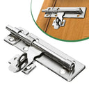 4 Inch Stainless Barrel Bolt Lock - Keyed Security