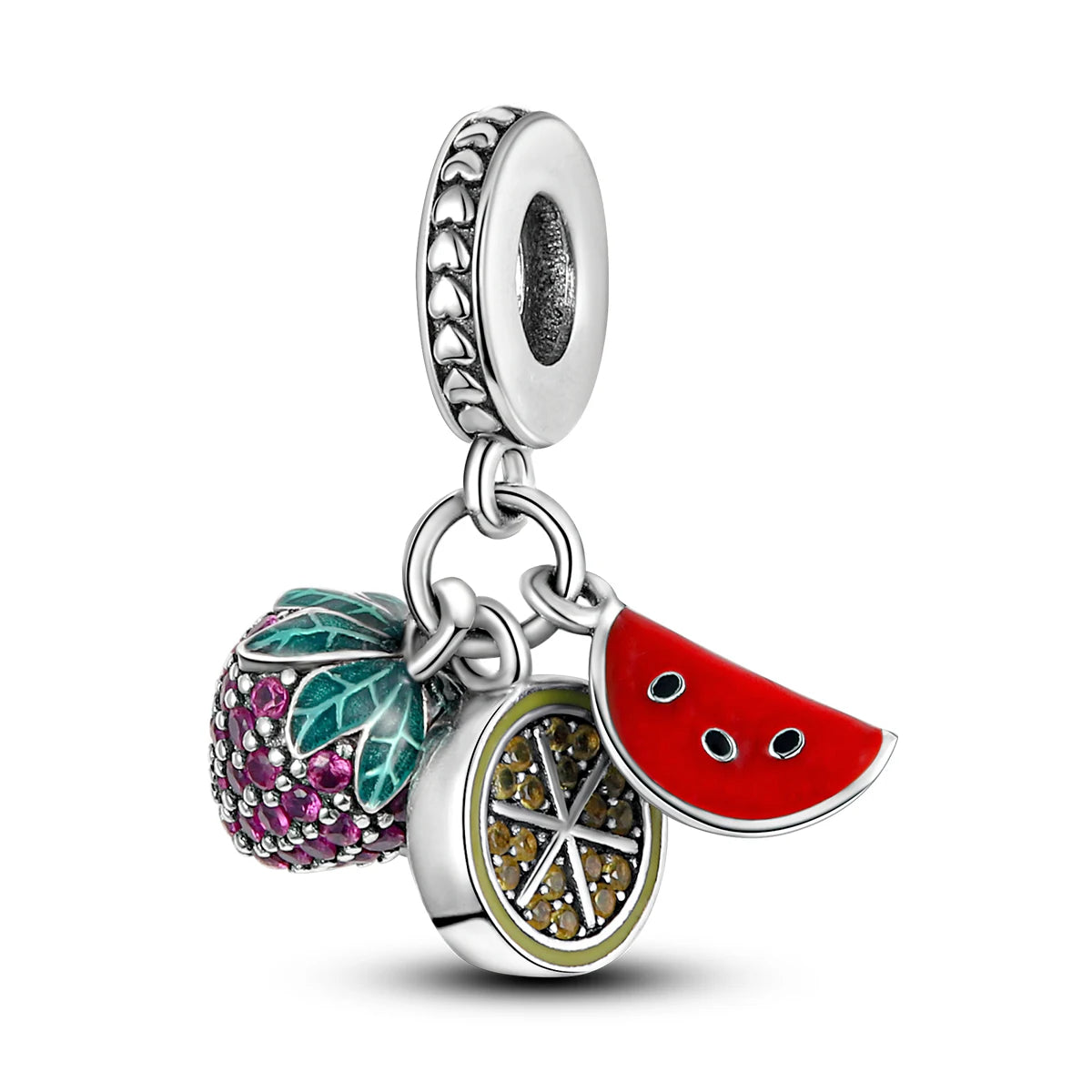 Silver Plated Butterfly Ladybug Cactus