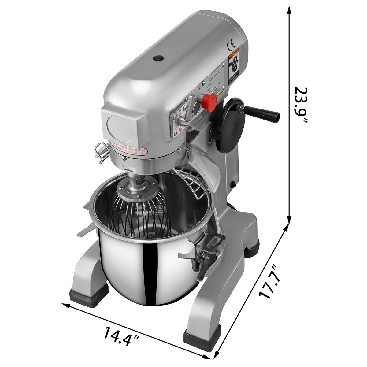 SucceBuy Electric Dough Machine Stainless Steel Commercial Cream — product view 10