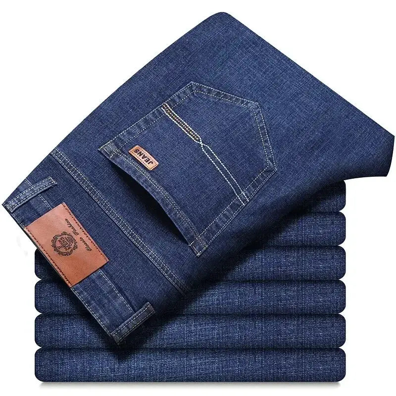New Men Classic Jeans Soft Black Denim Pants Premium Quality