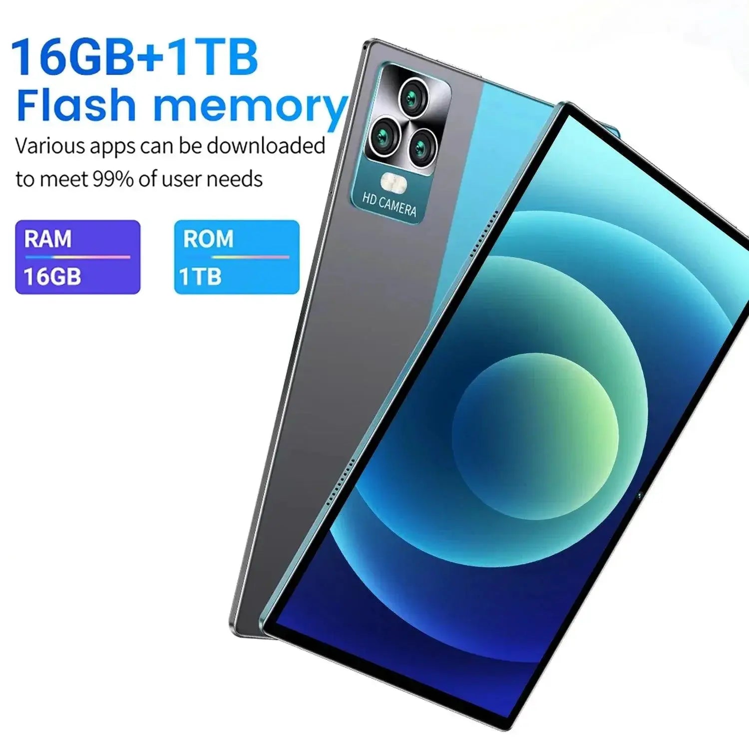 2024 5G Android Tablet 11 Inch 16GB RAM 1TB Storage