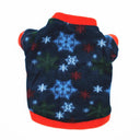 Stylish Fleece Dog Jacket Warm Winter Coat for Small Breeds