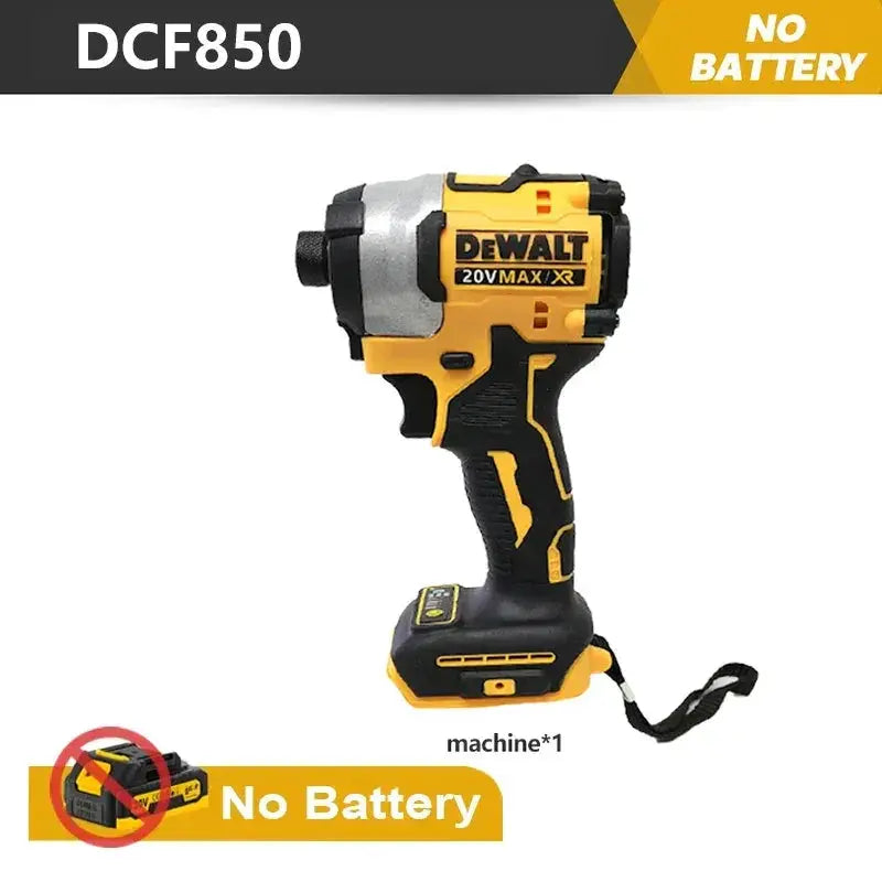 DCF850 20V Brushless Impact Driver 205Nm For DIY Projects