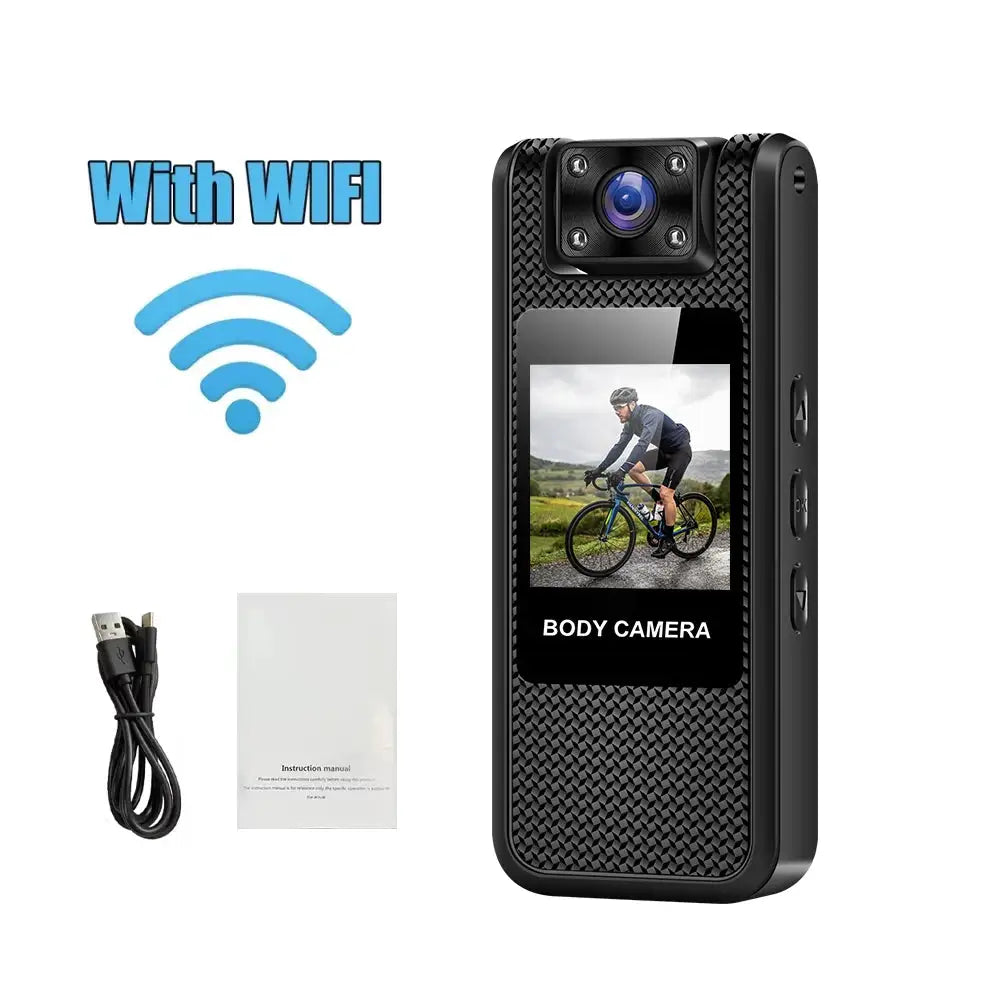 4K Mini Portable Camera HD 1080P Digital Video Recorder Infrared Night Vision Police Body Cam Small Sports DV Camcorder