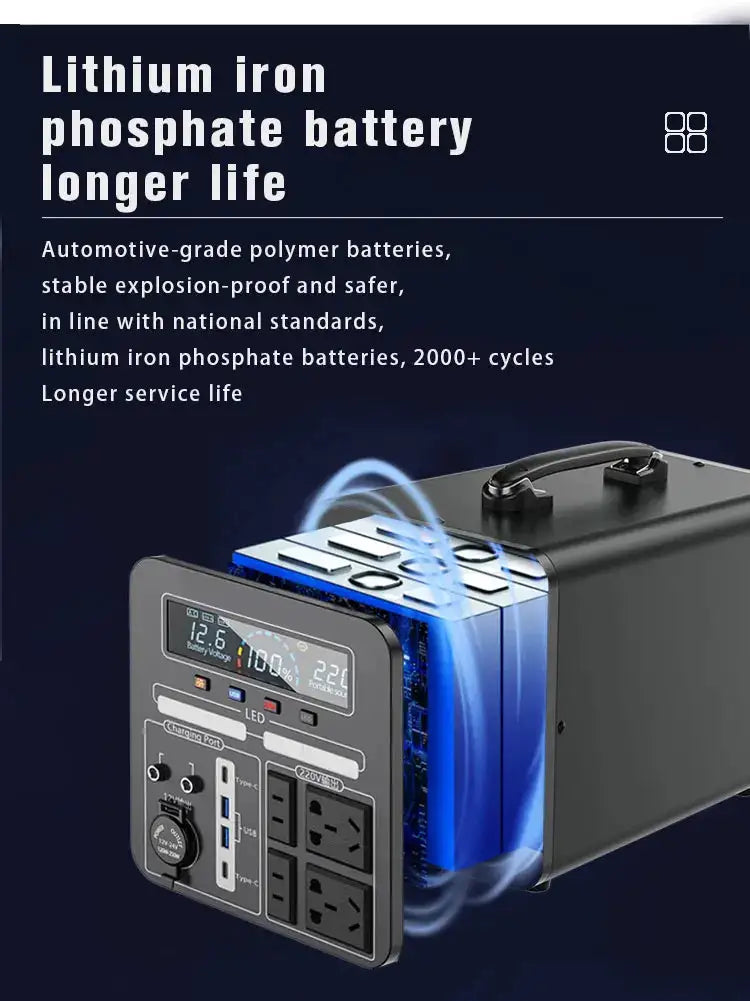 Portable Solar Generator for Home Backup — product view 4
