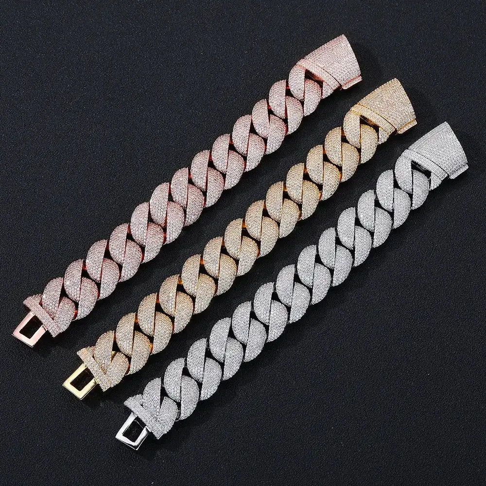 Gold Platinum Bubble Chain Necklace — product image 4