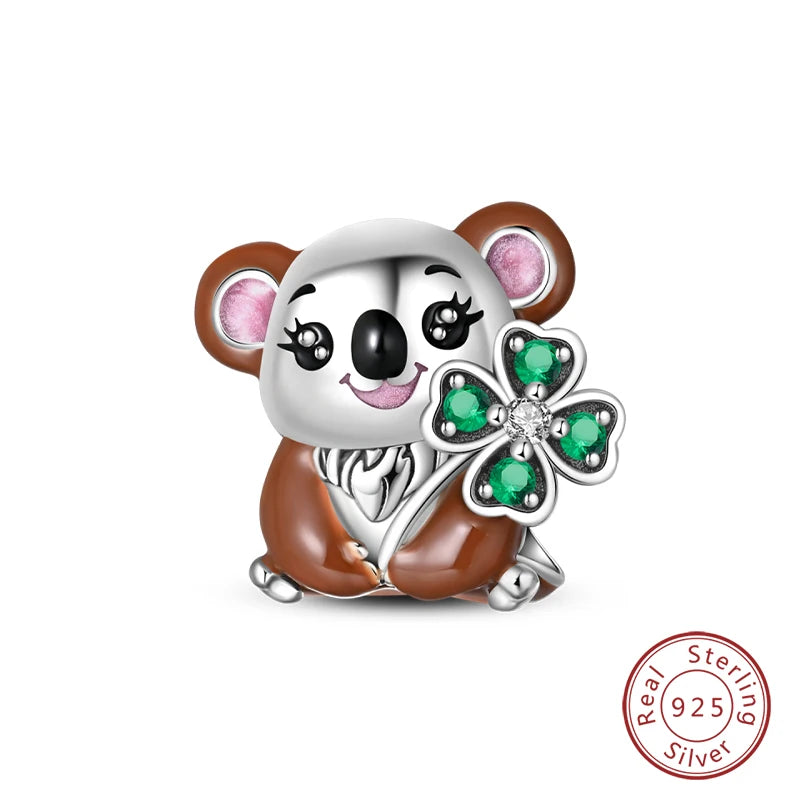 Sterling Silver Cute Little Bear