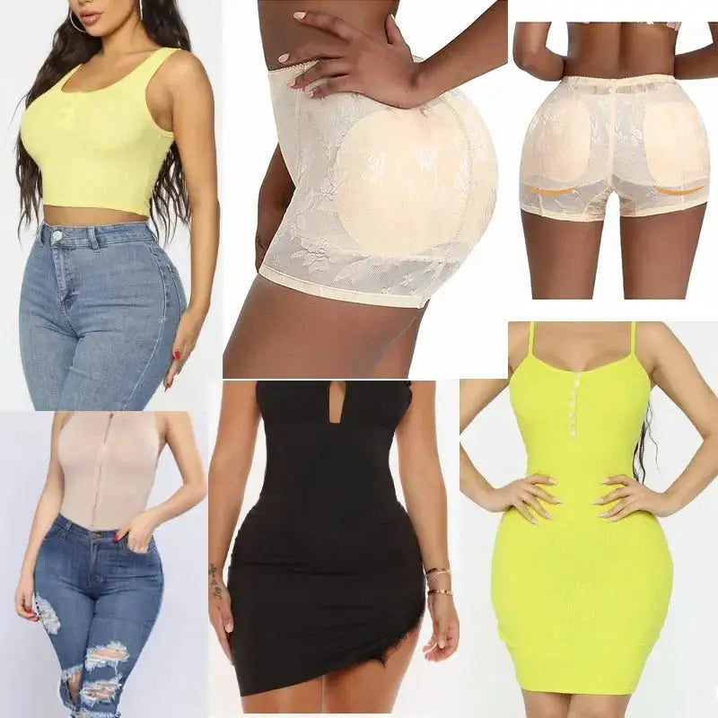 Guudia Lace Hip Enhancer Shapewear Briefs Flawless