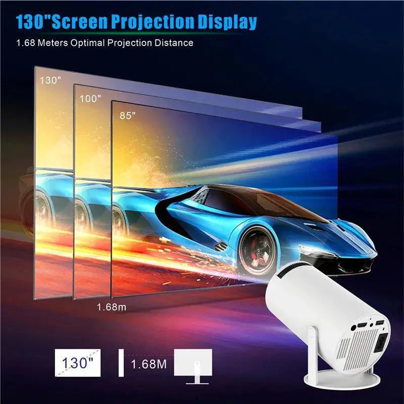 Ditong HY300 Pro Android 11 4K Projector Dual WiFi 260 ANSI