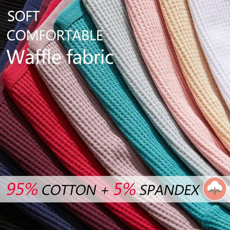 Cotton Waffle G String Thongs Seamless Lingerie Essentials