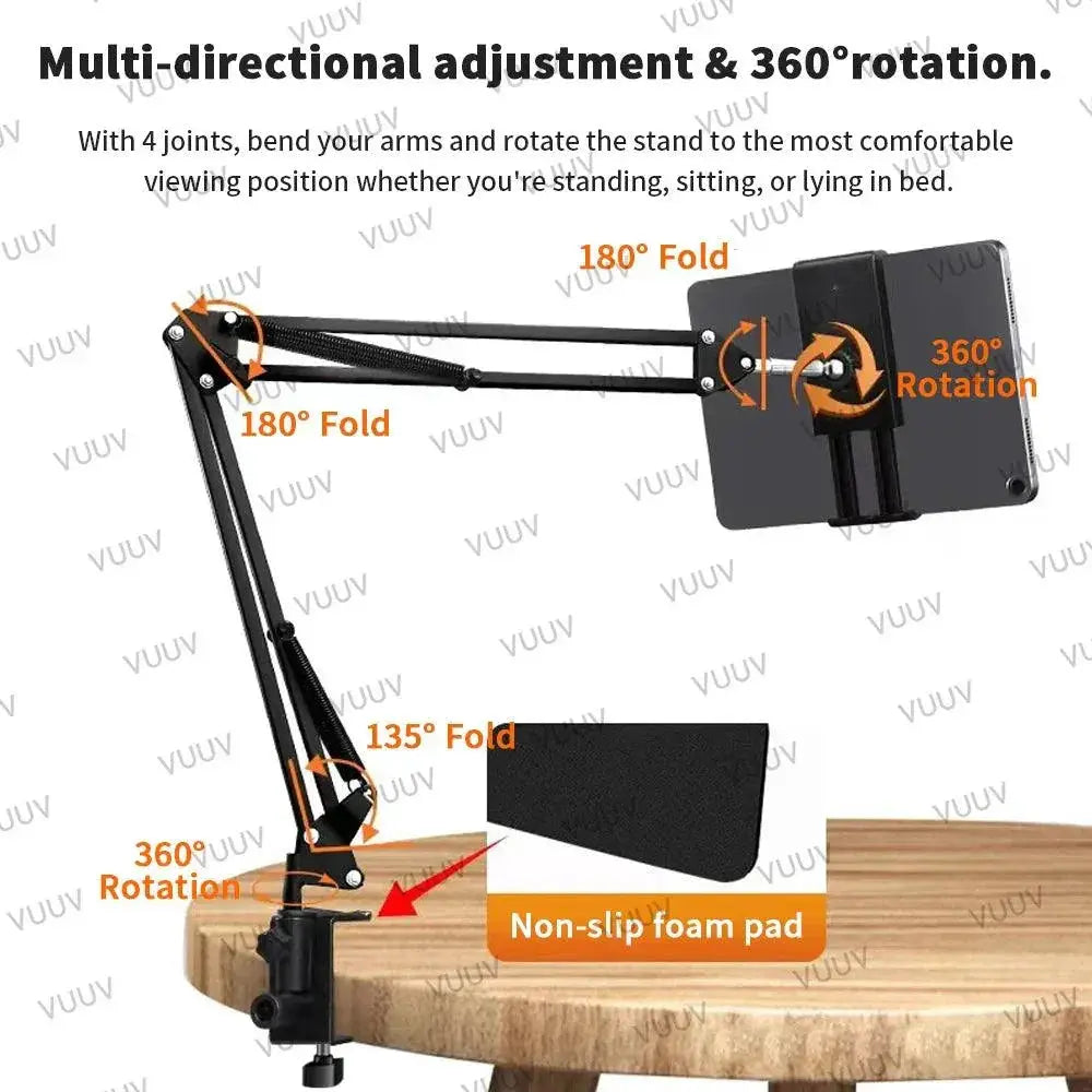 Adjustable Tablet Stand for iPad Mini Bedside Mount