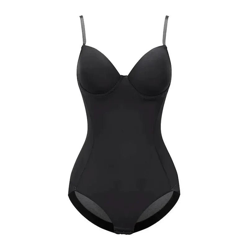 Silky Underwire White Bodysuit Shapewear For Women