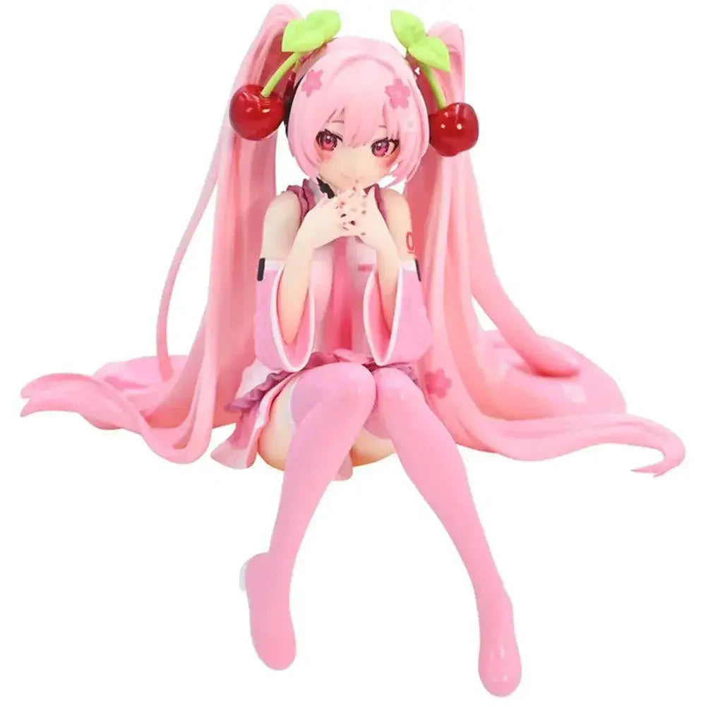 Cherry Blossom Pink Hatsune Miku PVC Figure Collectible