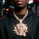Iced Out Mafia Eagle Pendant