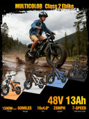 Eskute V100 Electric Dirt Bike 750W Fat Tire Ebike