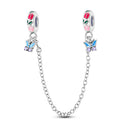 Charm Silver Plated Pendant Beads