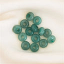 14K Gold Filled Garnet Hoop Earrings Handmade Gemstone Jewelry Boho