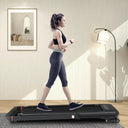 Three In One Foldable Under Desk Treadmill 18 Inch Belt Remote