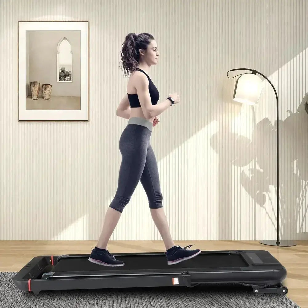3-in-1 Foldable Treadmill with Auto Incline, 18 Wide Belt, Under-Desk Walking Pad, Remote, Speaker, 265 lbs Capacity
