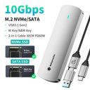 Yottamaster M.2 Enclosure - Dual Protocol USB C