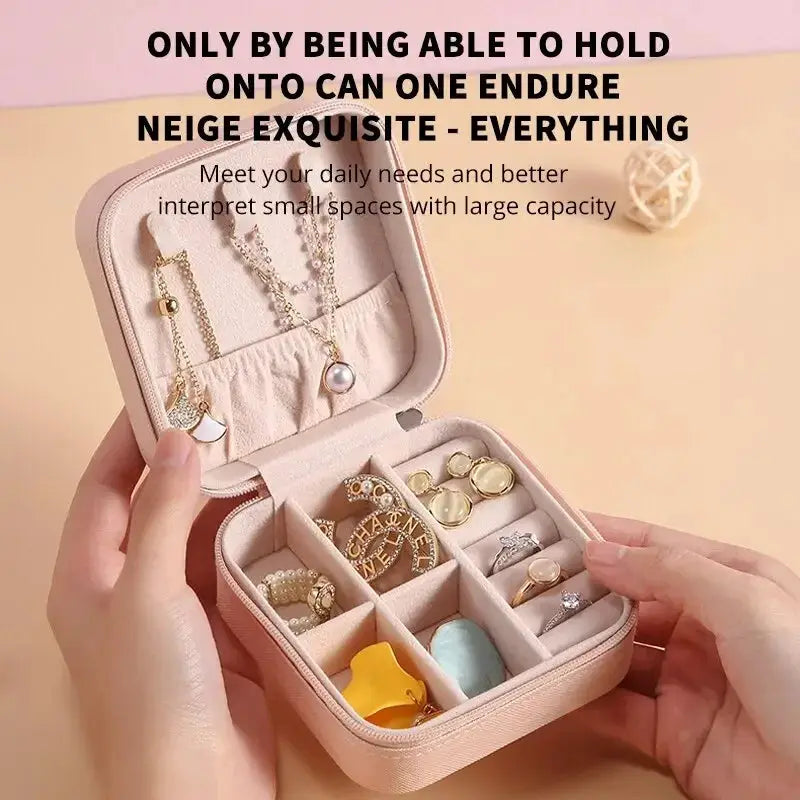 Mini Jewelry Storage Box Portable Travel Case for Women