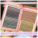 Premium Cluster Eyelash Extensions Kit - 32 Rows Natural Look
