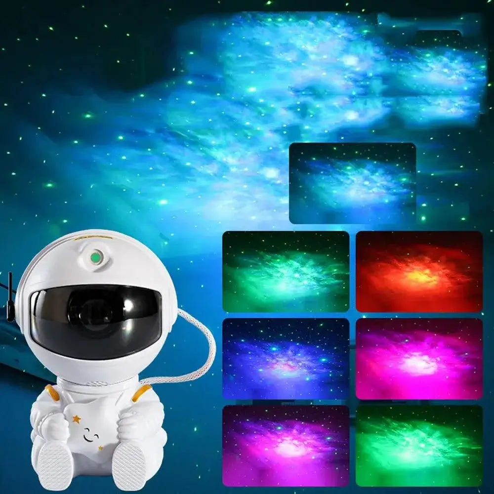 Astronaut Led Galaxy Projector Night Light For Bedroom Decor