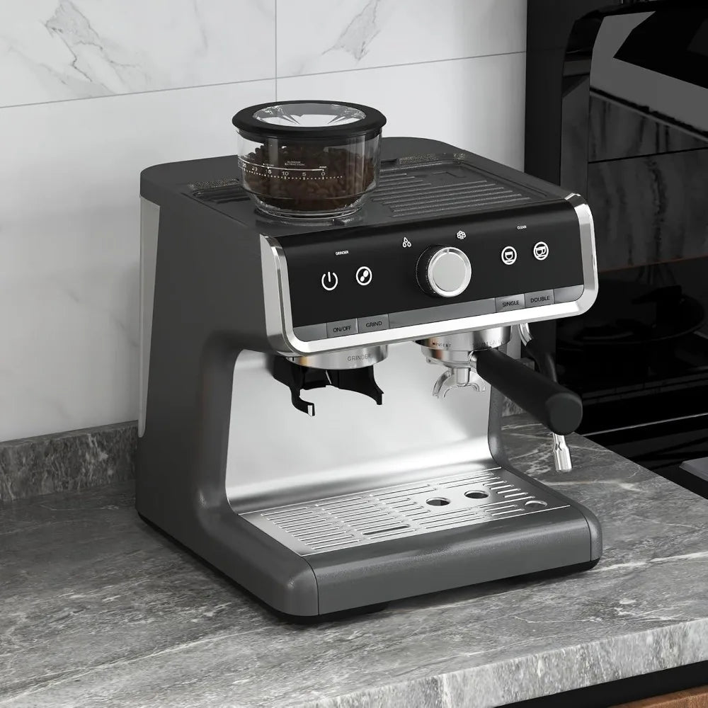 Wireless Electric Portable Espresso Coffee Machine with Built-In Grinder — product view 2