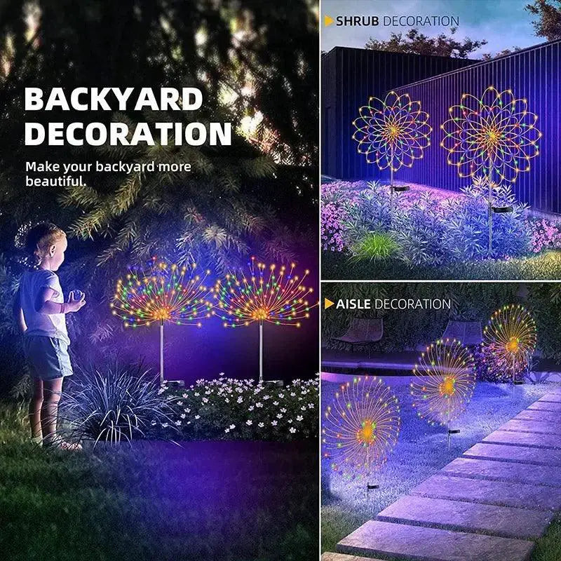 Remote Controlled Solar Fairy Lights For Outdoor Displays