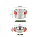 Camping Cookware Set, Lightweight Aluminum Nesting Cooking Pot