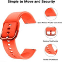 Stylish Silicone Smartwatch Band for Amazfit and Samsung
