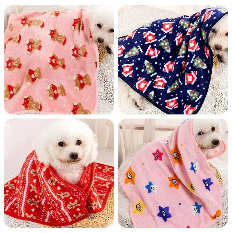Cozy Pet Blanket Plush Breathable Mat for Dogs and Cats