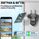 Solar-Powered Security Camera for Home
