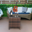 Glass Outdoor Table