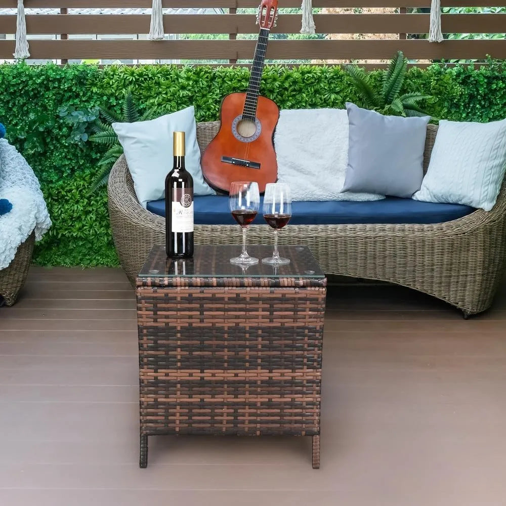 Glass Outdoor Table