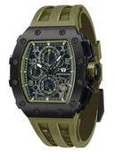 Tsar Bomba Men Tonneau Stainless Watch