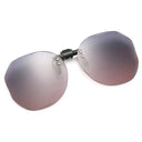 Trendy Women's Clip-on Polarized Sunglasses with UV Protection