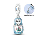 Sterling Silver Charm Bead Pendant
